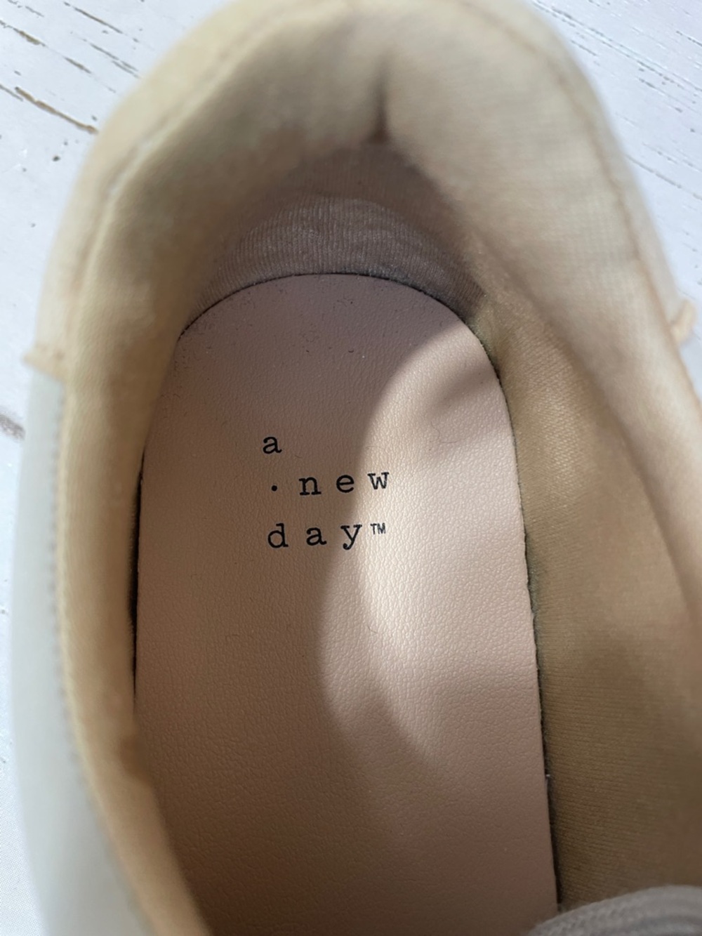 A New Day Light Grey Blaire Sneakers with Light Blush Pink Accents, size 9, NWOT - Picture 7 of 13